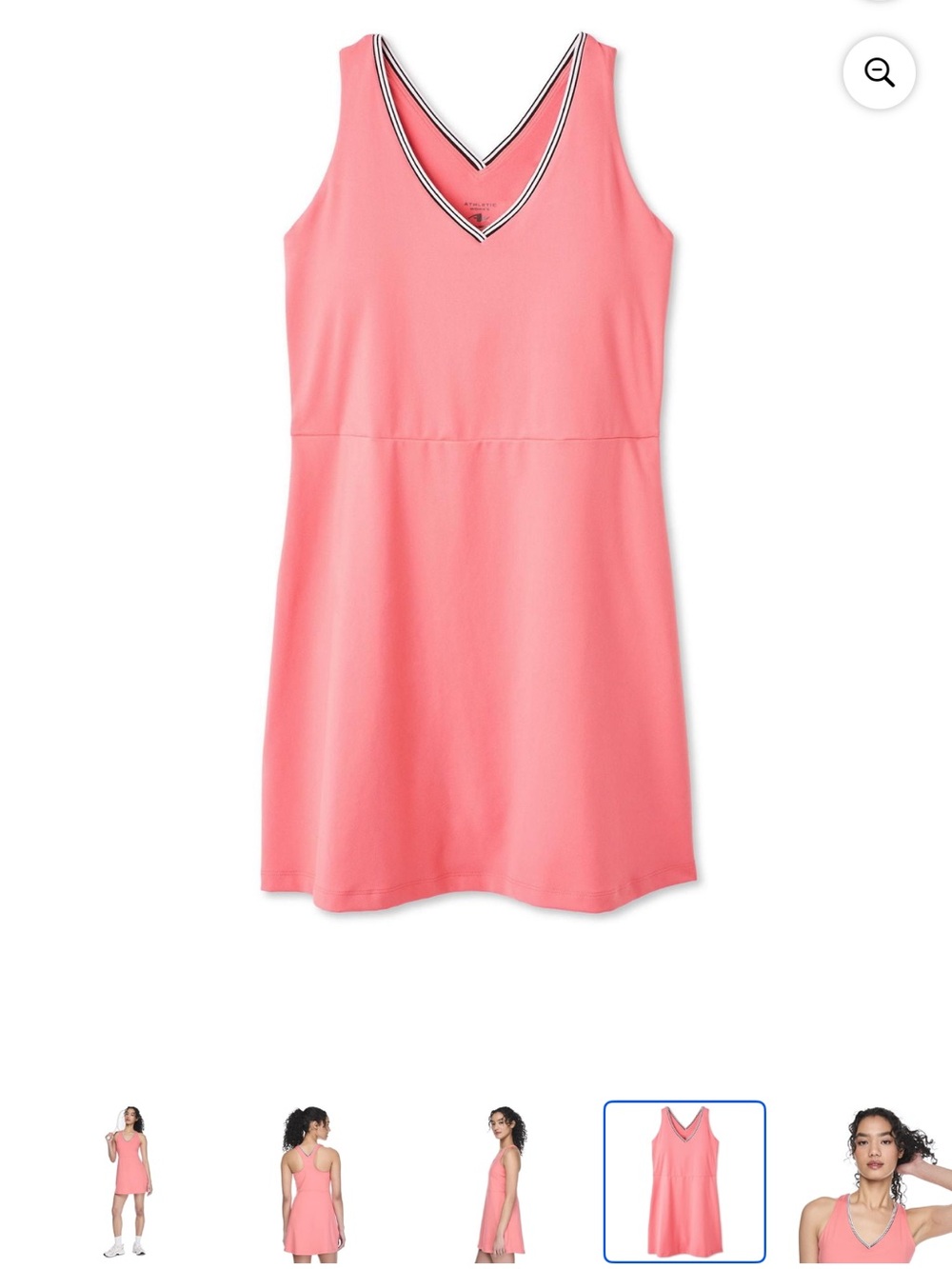 Athletic Works Women’s Tank Dress Pink L NWT